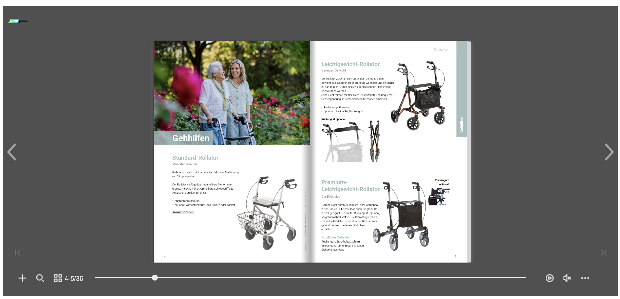 Digitaler Blätterkatalog E-Mag Vorschau